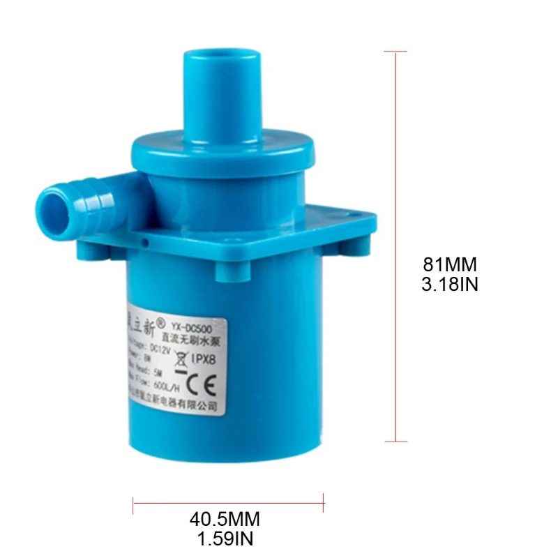 

DC 12V 24V Micro Submersible Water Pump Brushless Motor Aquarium Circulation Water Pump Water Circulation