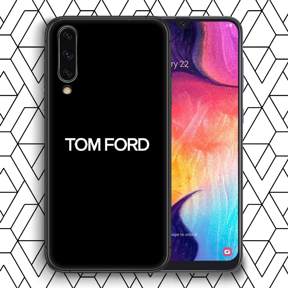 

Cosmetic luxury brand Phone Case For Samsung Galaxy A 3 5 7 8 10 20 20E 21S 30 30S 40 50 51 70 71 Black Cover 3D Coque Trend