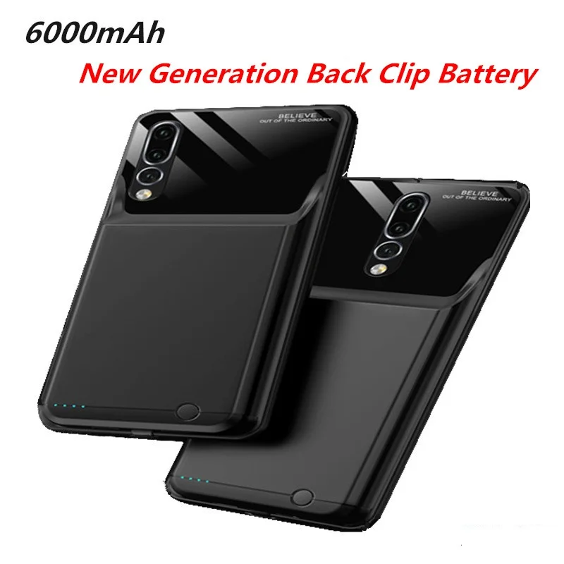 6000mAh Ultra-Thin Mobile Power Bank For Xiaomi Redmi Note 7 Pro Portable Battery Charger case For Redmi Note 7