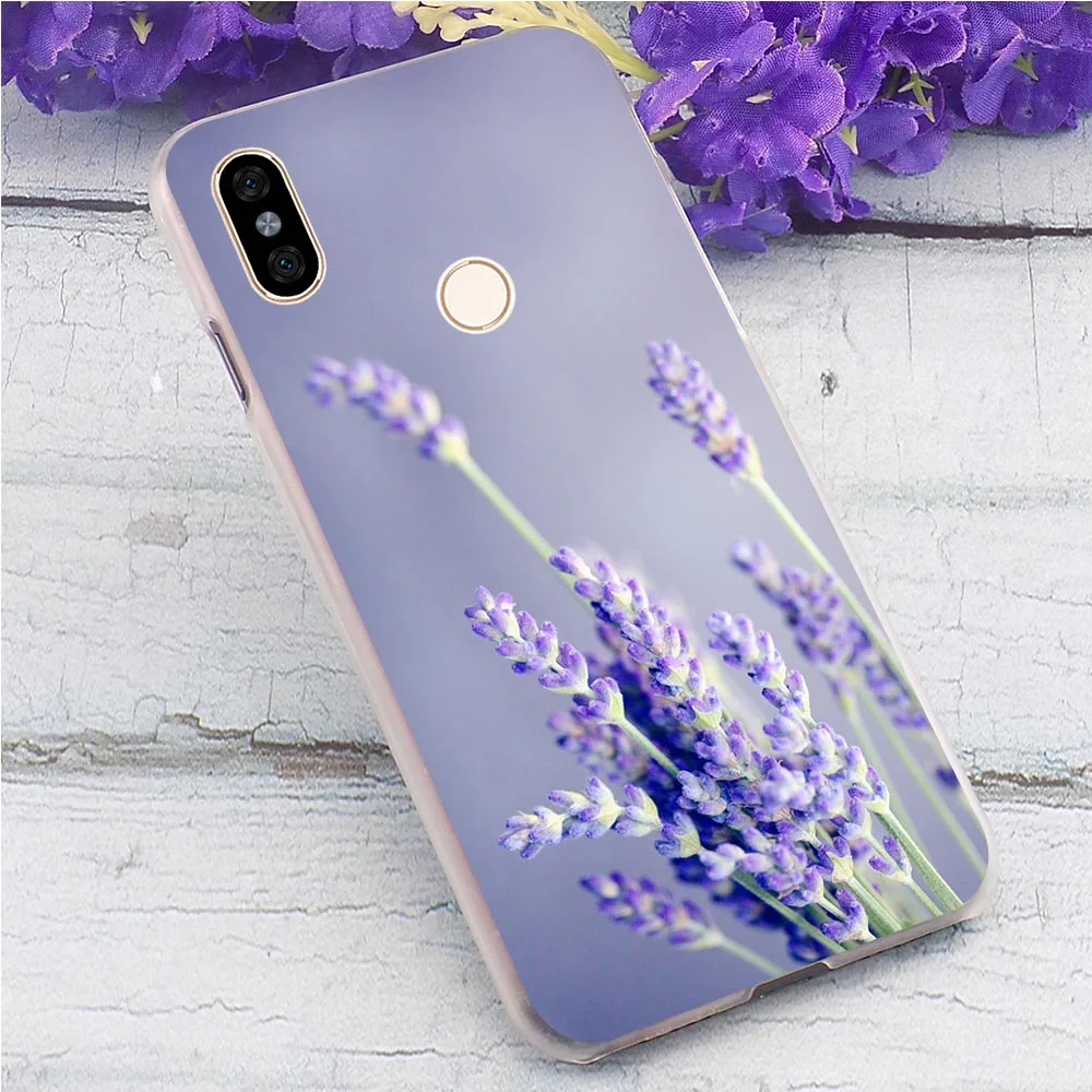 Простой Лавандовый цветочный чехол для телефона Redmi Note5 5Pro 4X 4A 5 6 7A Plus/5A 6A 6/K20 Pro GO Note