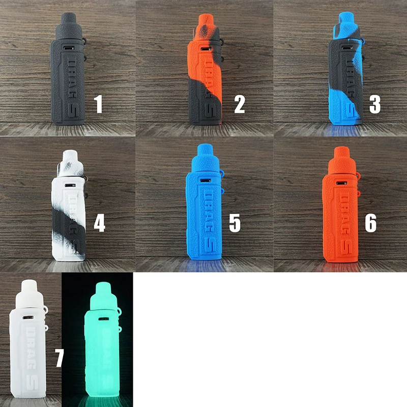 

ZYLAN Full Protector Case for VOOPOO Drag S Pod 60W Vape Silicone Cover Shell Skin Protective Rubber Sleeve