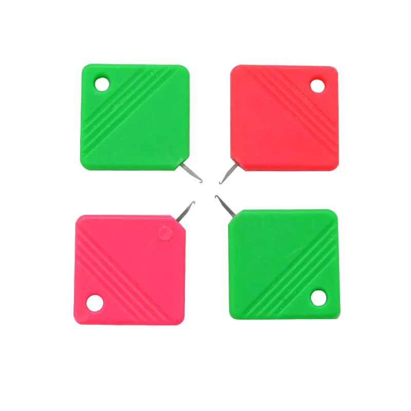 Автоматический считыватель игл 10 шт. инструмент для вставки цветных пластиковых