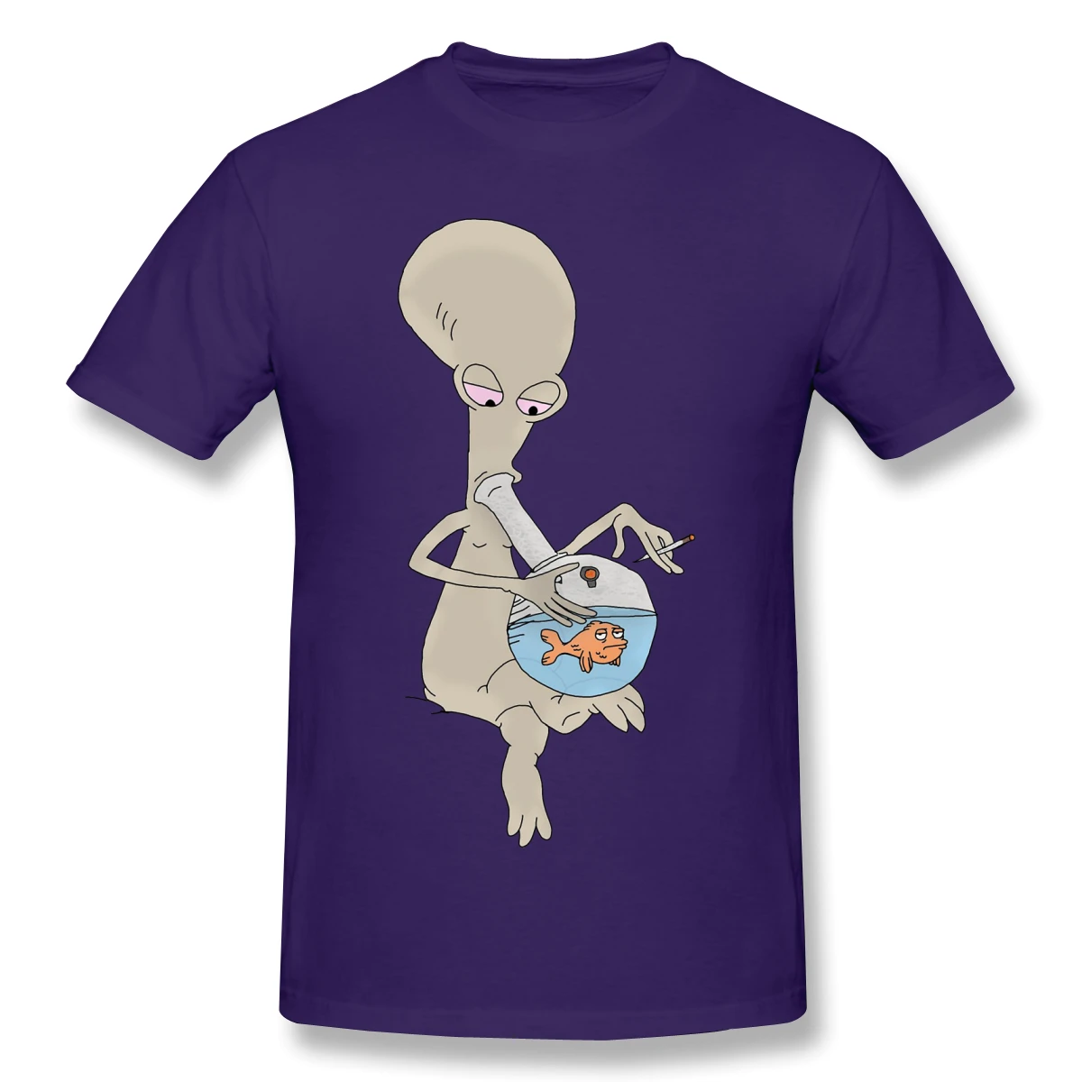 Американская футболка Красная Футболка Роджера Мужская модная с коротким