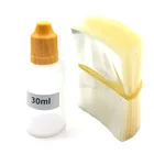 200 шт.лот, прозрачная термоусадочная пленка из ПВХ для жидких пластиковых капельниц 30 мл, термоусадочная пленка, термоусадочная пленка, бесплатная доставка