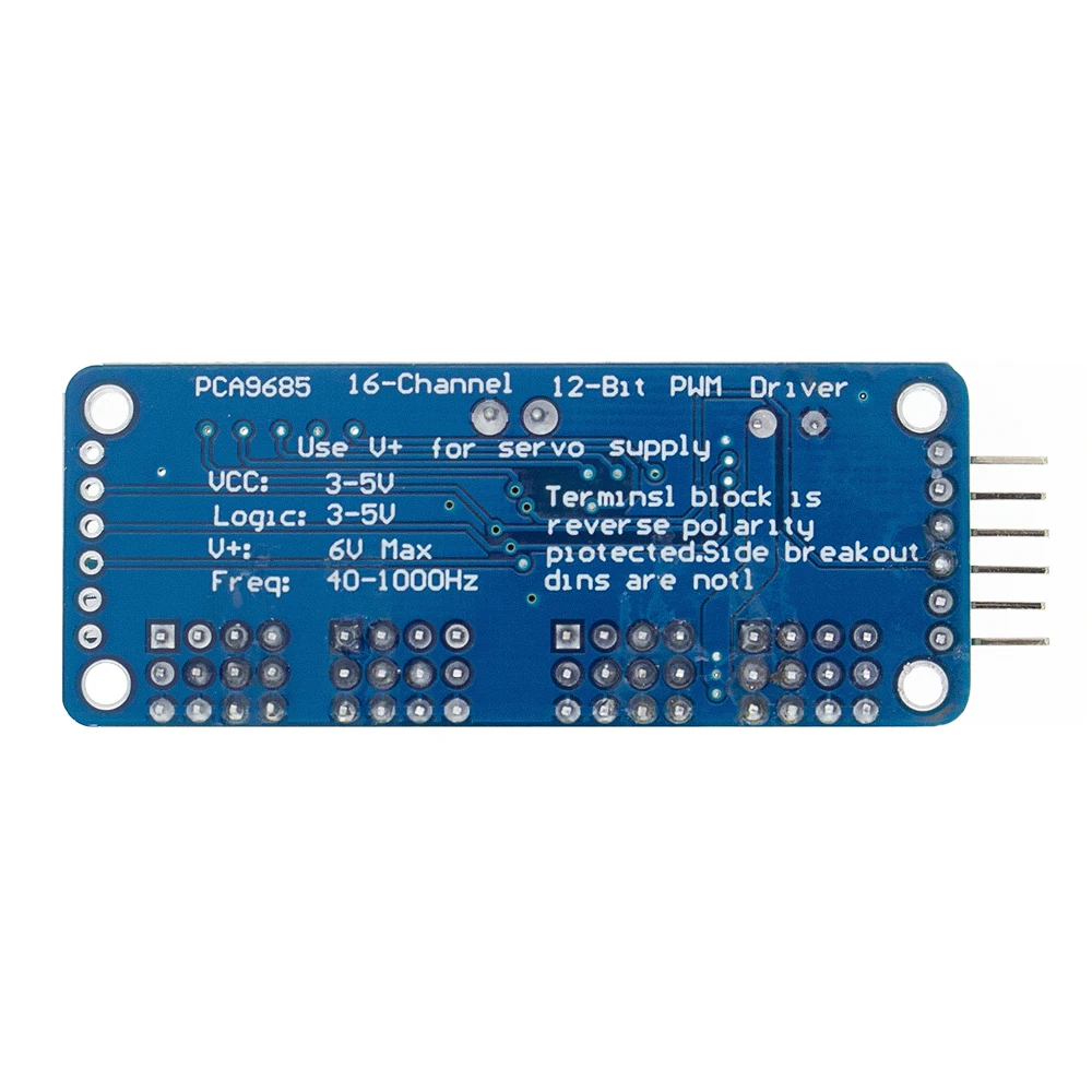 1 шт. PCA9685 16 канальный 12 битный ШИМ сервопривод двигателя I2C модуль робота|robot