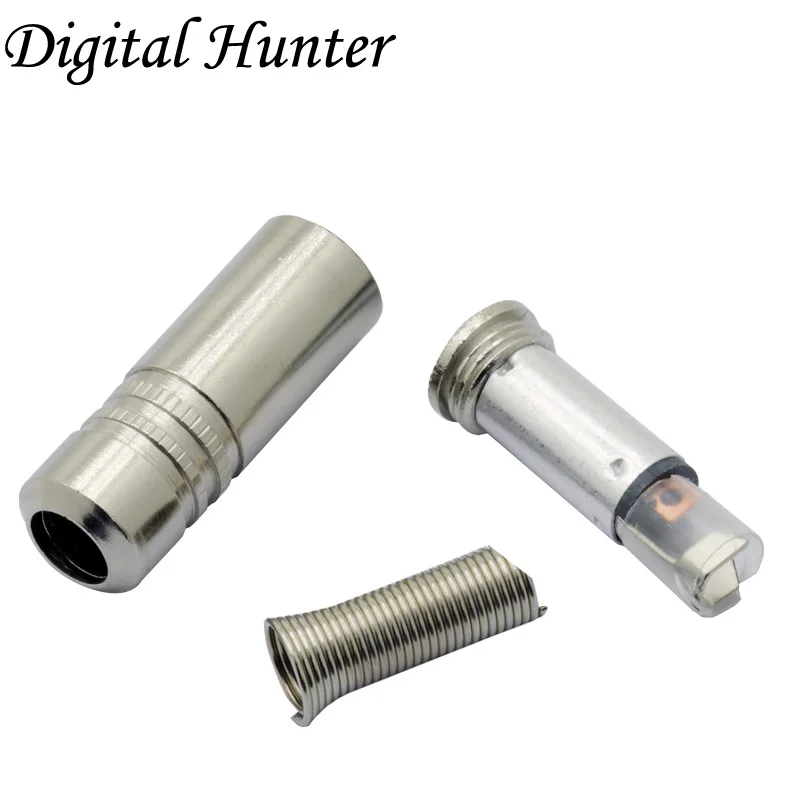 Позолоченный никелированный 3 5 мм разъем стерео Встроенный адаптер для пайки |