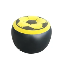 portable inflatable stool with air pump 30x45cm football surface inflatable stool for indoor outdoor kids or adults camping