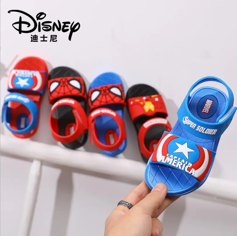 Disney детские гетры для младенцев мальчиков и девочек Сандалии Костюм Человек-паук