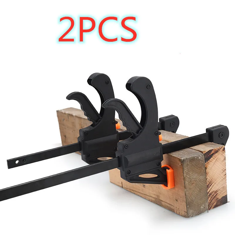 4 Inch 1/2pcs quick ratchet release speed squeeze Wood Working Work Bar Clamp Clip Kit Spreader Gadget Tool DIY Hand Woodworking