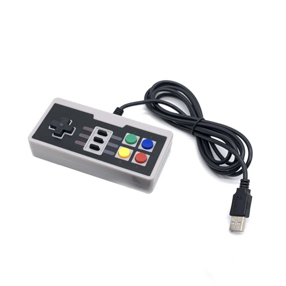 10 PCS a lot USB Joystick Wired Gaming Controller Retro 8 Bit Gamepad for N-E-S for FC /PC Laptop Classic Game