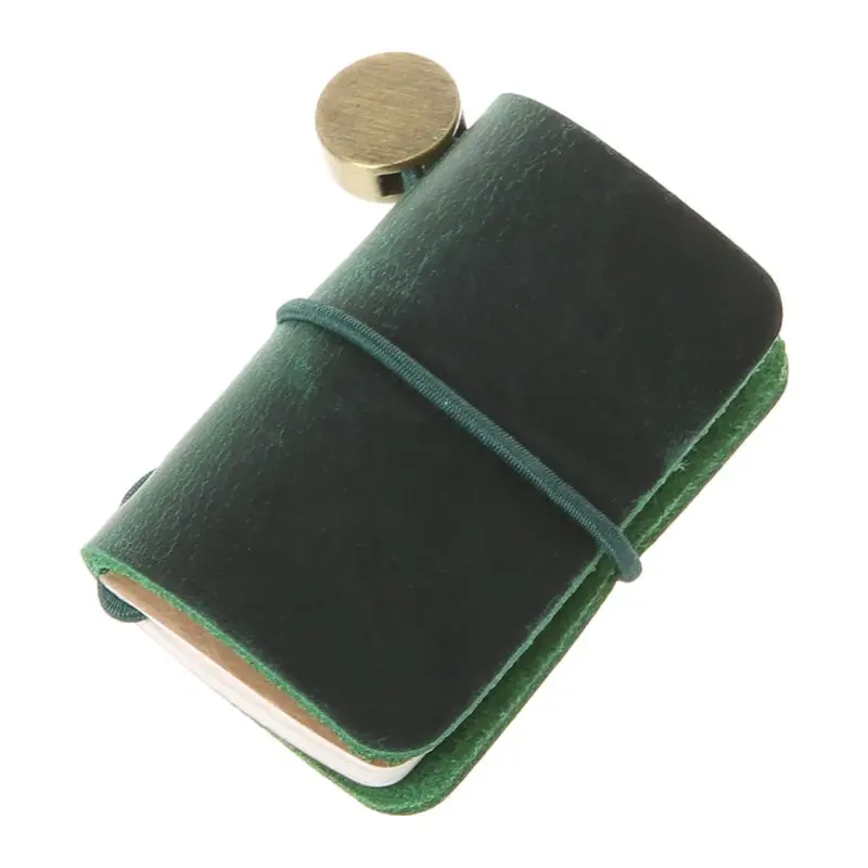 

Портативная кожаная книга для путешествий Мини-журнал брошюра ручной работы Обложка со вставкой брошюра Креативные аксессуары для письма ...