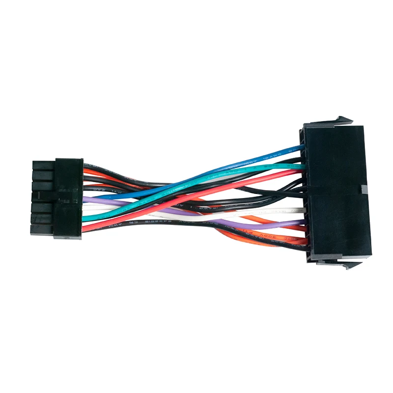Кабель питания 10 см шнур 18AWG провод ATX 24 контакта на 14 контактов адаптер-кабель для