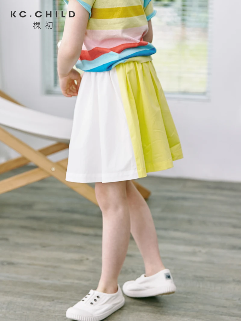 Новинка 2020, юбка для девочек KC.Child, юбка из хлопчатобумажной ткани, юбка для малышей, лимонный стиль, яркая от AliExpress WW
