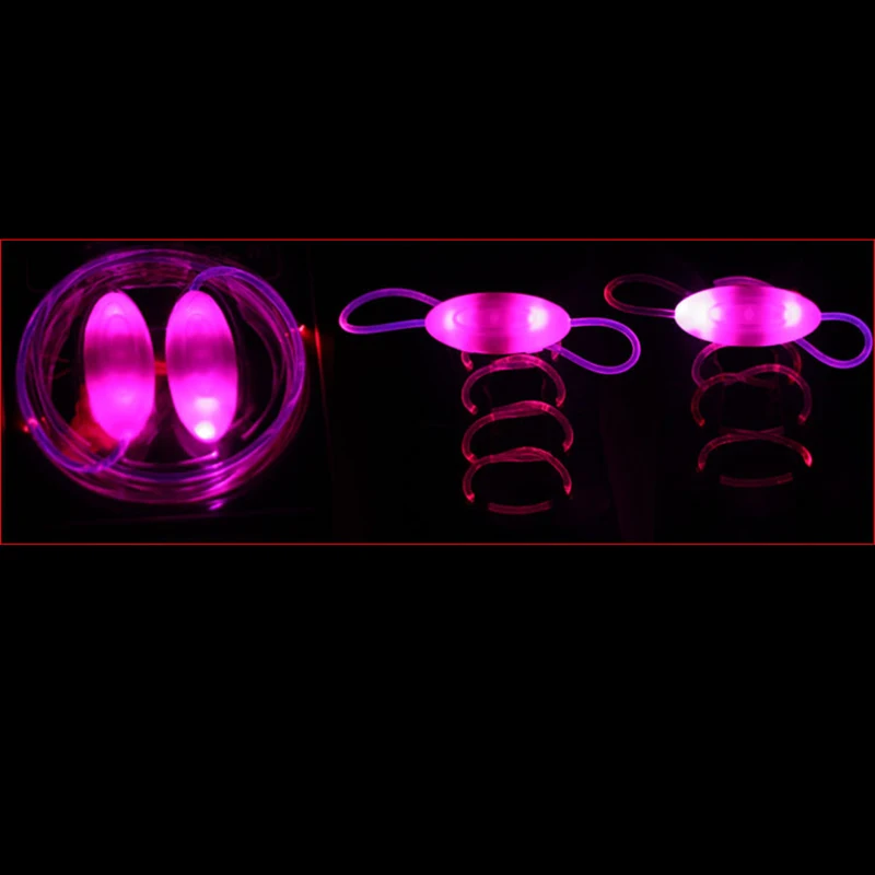 

1 Pair Fashion LED Luminous Shoelace Toy Accessories Glow In The Dark Improve Manipulative Ability Gift Toys B2Cshop