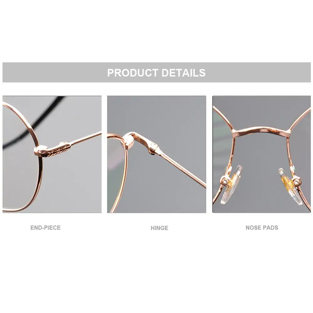 Женская оправа Геометрическая без рецепта прозрачная 54 мм золотой неровный с