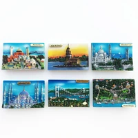 new arrival alanya turkey fridge magnets tourist souvenirs resin handmade refrigerator magnetic stickers home decorations