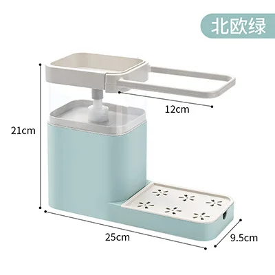 

Kitchen Bar Counter Cleaning Tools Multifunctional Sink Storage Detergent Outlet Box PP Material Health And Hygiene