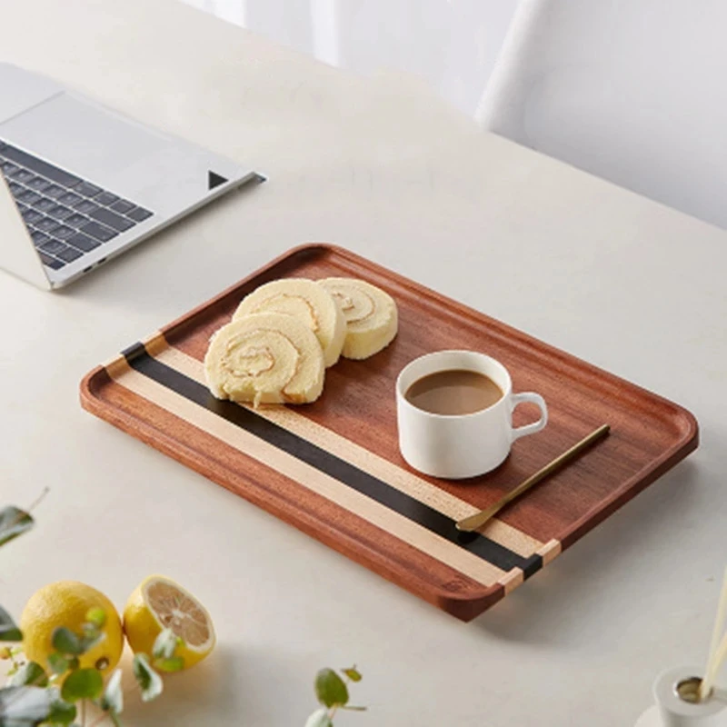 

Wooden Plates Dishes Food Fruit Tea Coffee Storage Trays