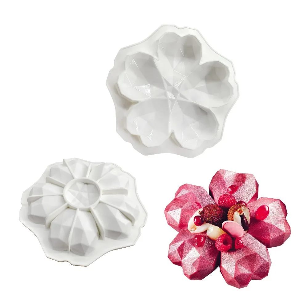 

New Arrival Silicone Cake Mold For Baking Heart Mould Mousse Dessert Bakeware Wedding Valentine's Day Pastry Decoration
