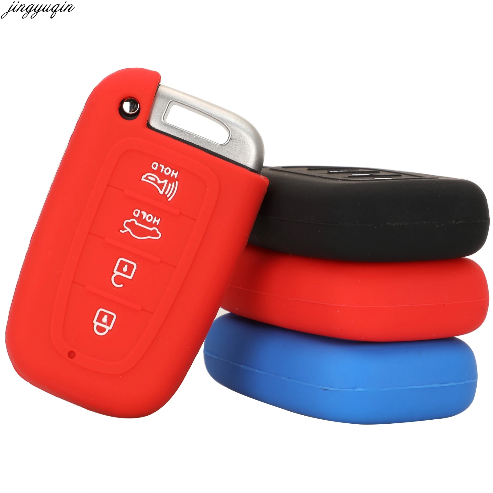 Дистанционный 4 кнопки Чехол для автомобильного смарт-ключа Крышка Kia Soul Sportage