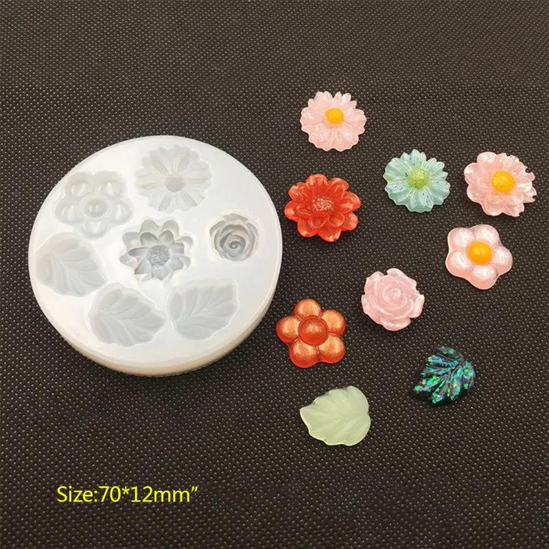 

Silicone Mold DIY Jewelry Crystal Epoxy Resin Decoration Cake Pendant Molds Bakery Dessert Ice Cream Flower Animal Crafts Gifts
