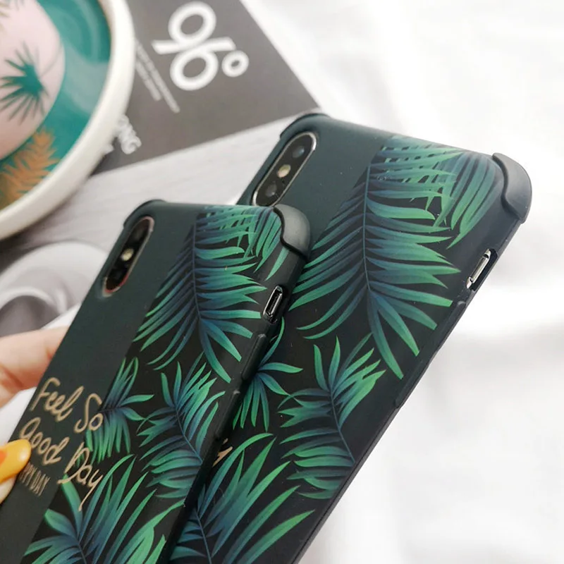 Lovebay чехол с английским алфавитом для iPhone 11 Pro X XR XS Max зеленые листья чехол s для iPhone 8 7 6 6S Plus Мягкий IMD полное заднее покрытие