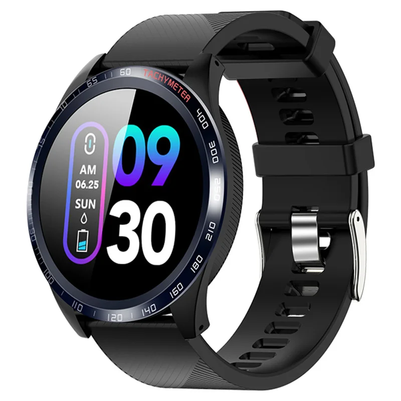 Black W4 Smartwatch IP67 водонепроницаемые носимые устройства Bluetooth Шагомер монитор сердечного ритма цветной дисплей Смарт-часы для Android/IOS - Цвет: Black