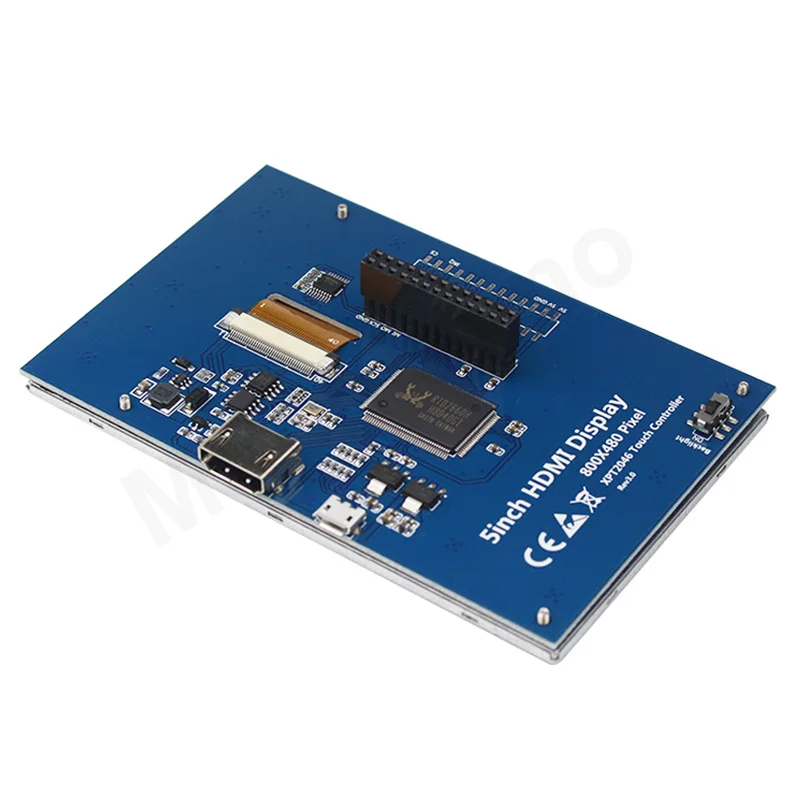 5 дюймовый Raspberry Pi 4 Model B ЖК дисплей сенсорный экран 800 × 480 HDMI TFT монитор + Чехол
