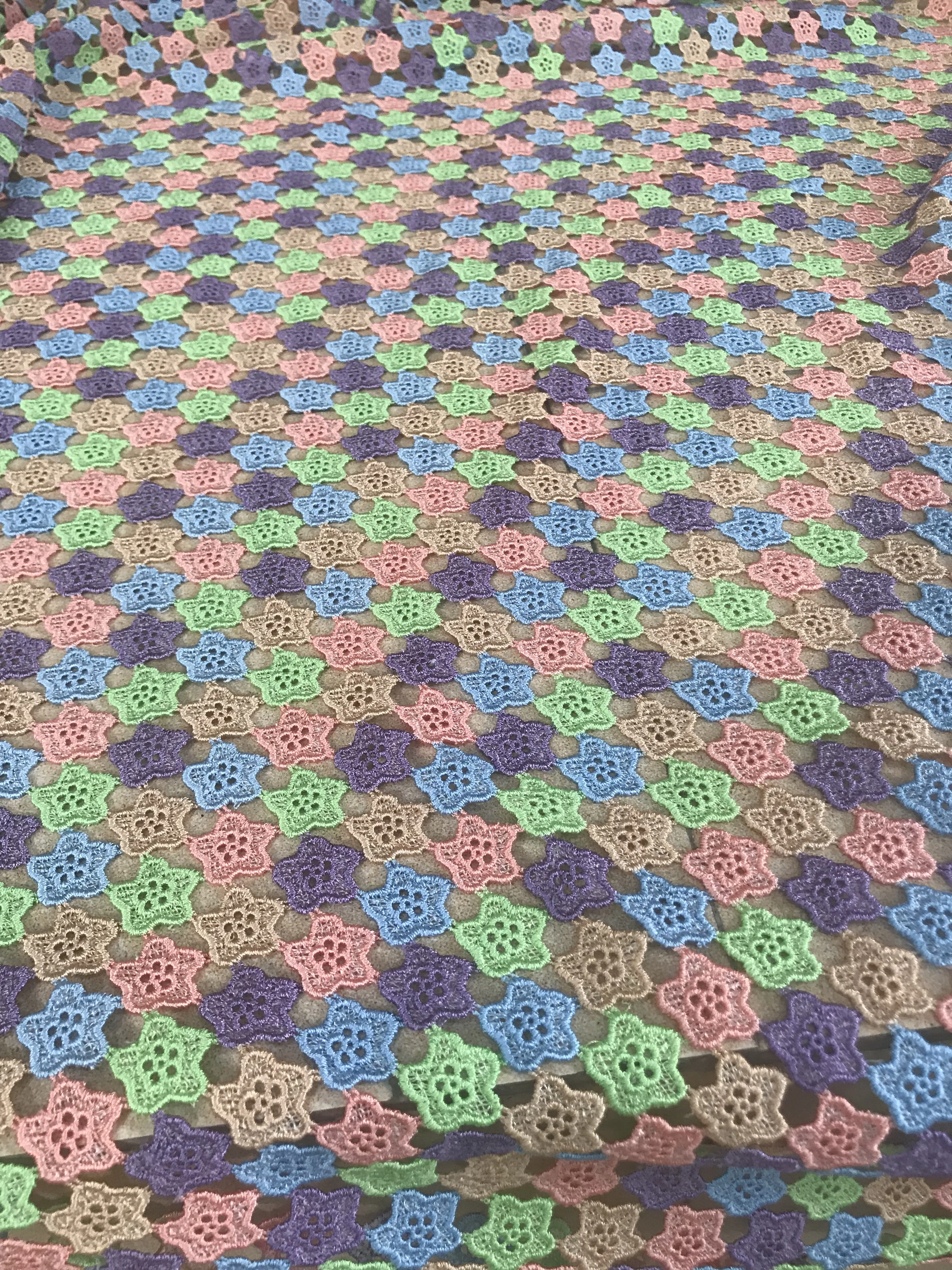 Свадебная французская кружевная ткань искусственная африканская тюль 5 ярдов