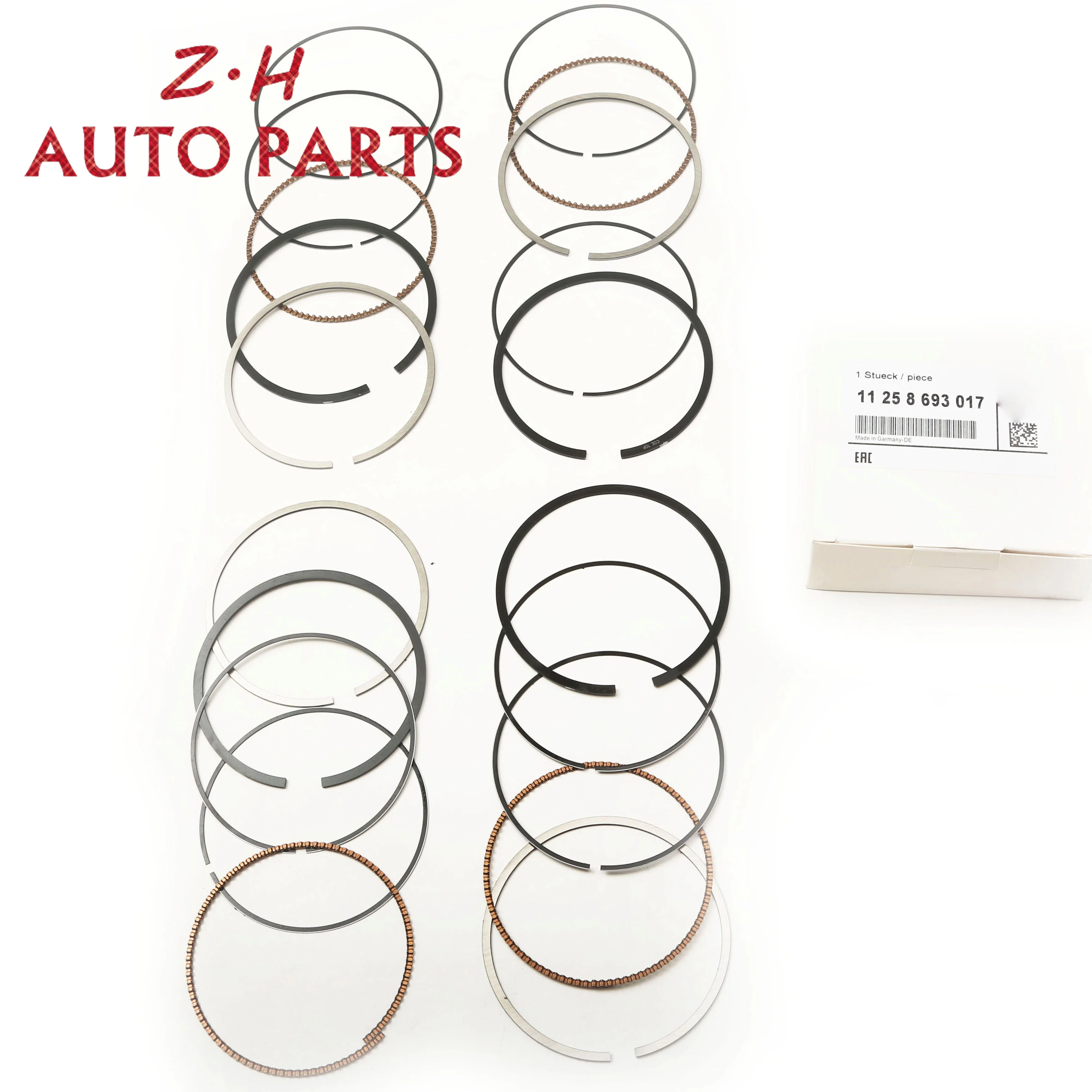 

STD 4Pcs Cyl, Bore 82MM Pistons Rings Set For BMW B38A15A 1.5T/B48B20A 2.0T 120i M 220i F23 F45 F46 081 RS 00125 0N0 11258693017