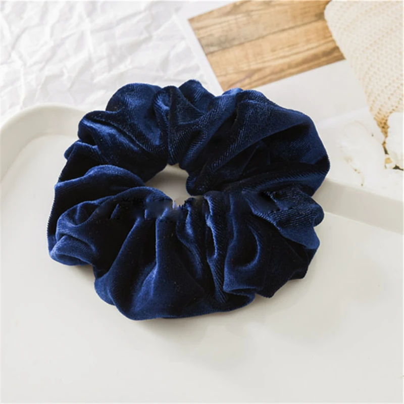 

1Pc simple hairbands women's winter velvet headband hair Scrunchies Hair Tie Hair Accessories Ponytail Holder Hair