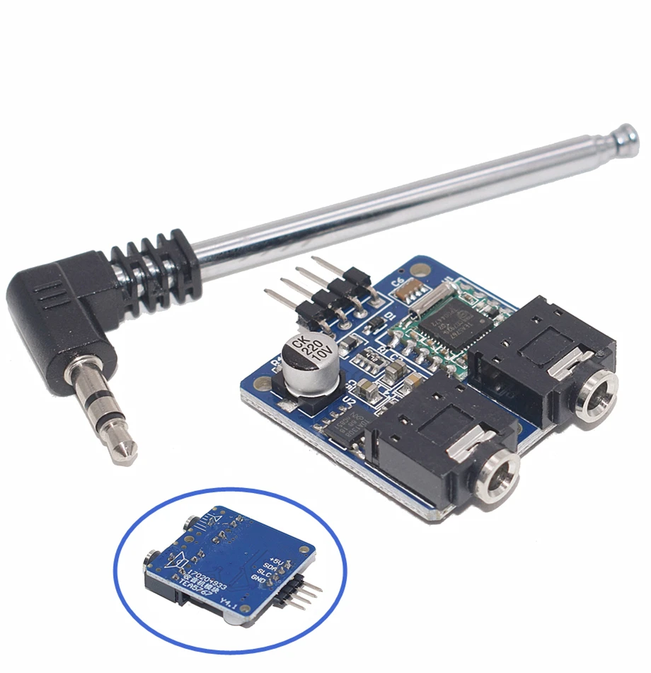 1 шт. TEA5767 FM стерео радио модуль для Arduino 76-108 МГц со свободным кабельной антенной в