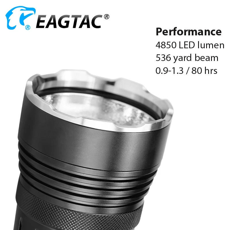EAGTAC MX3T Pro светодиодный фонарик Перезаряжаемые ультра-яркая подсветка-фонарь