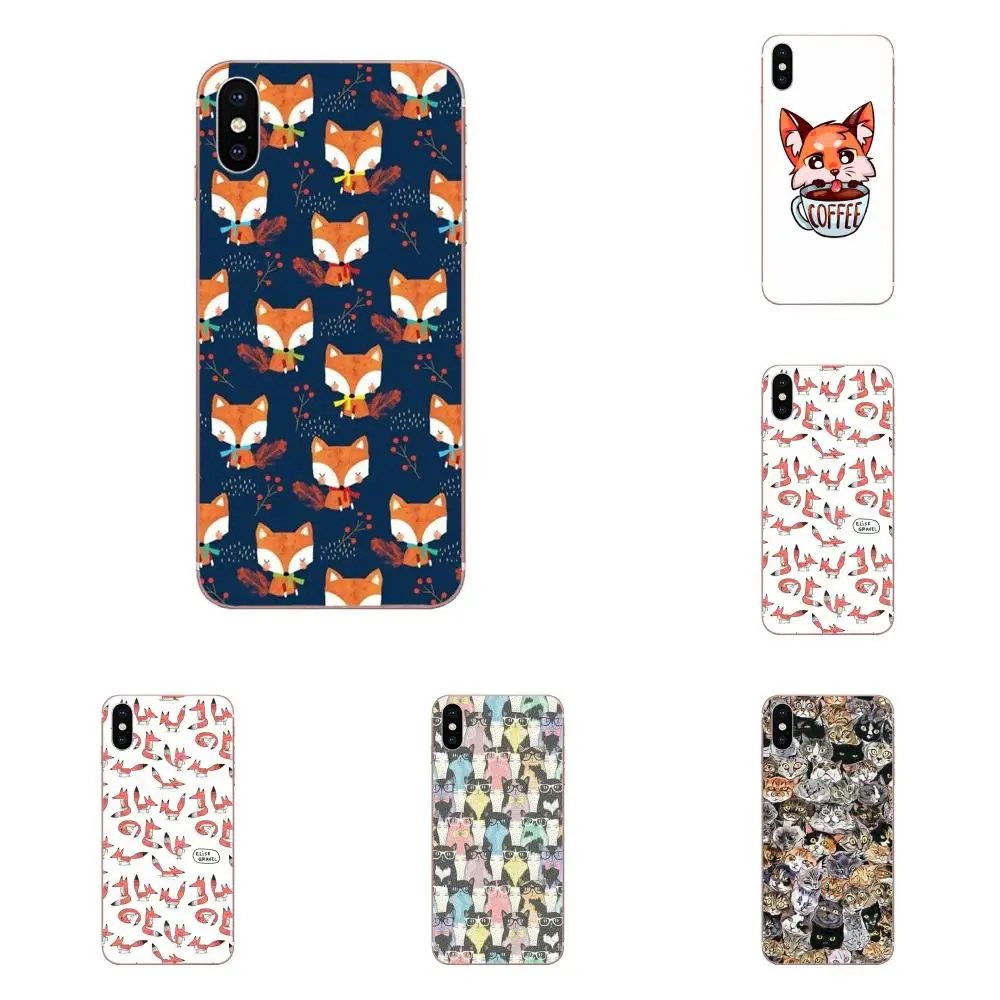 Силиконовый чехол с изображением животных более милое платье лисой для Galaxy Grand A3