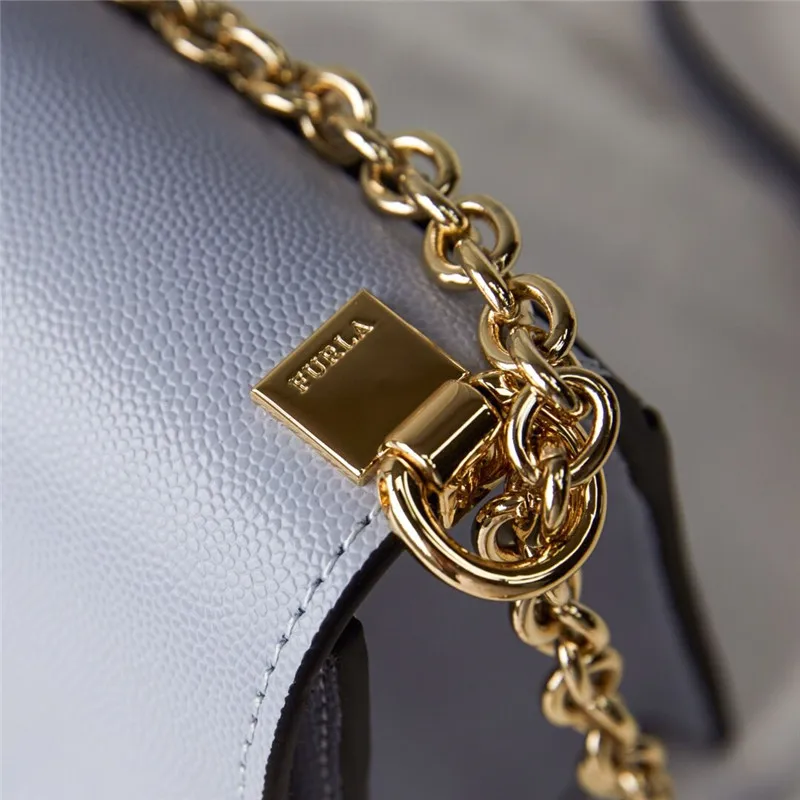 Оригинальные женские сумки FURLA, высокое качество, маленький размер, женские кожаные сумки Furla, фиолетовый цвет, размер 20 см* 8 см* 14 см