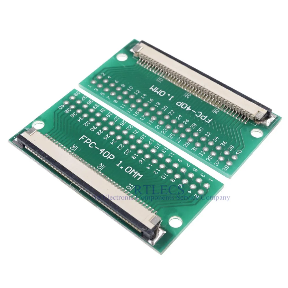 Гибкий плоский кабель FFC/FPC 20 шт. адаптер 40 Pin 1 0 мм до 2 54 двухрядный 2x20 сквозных