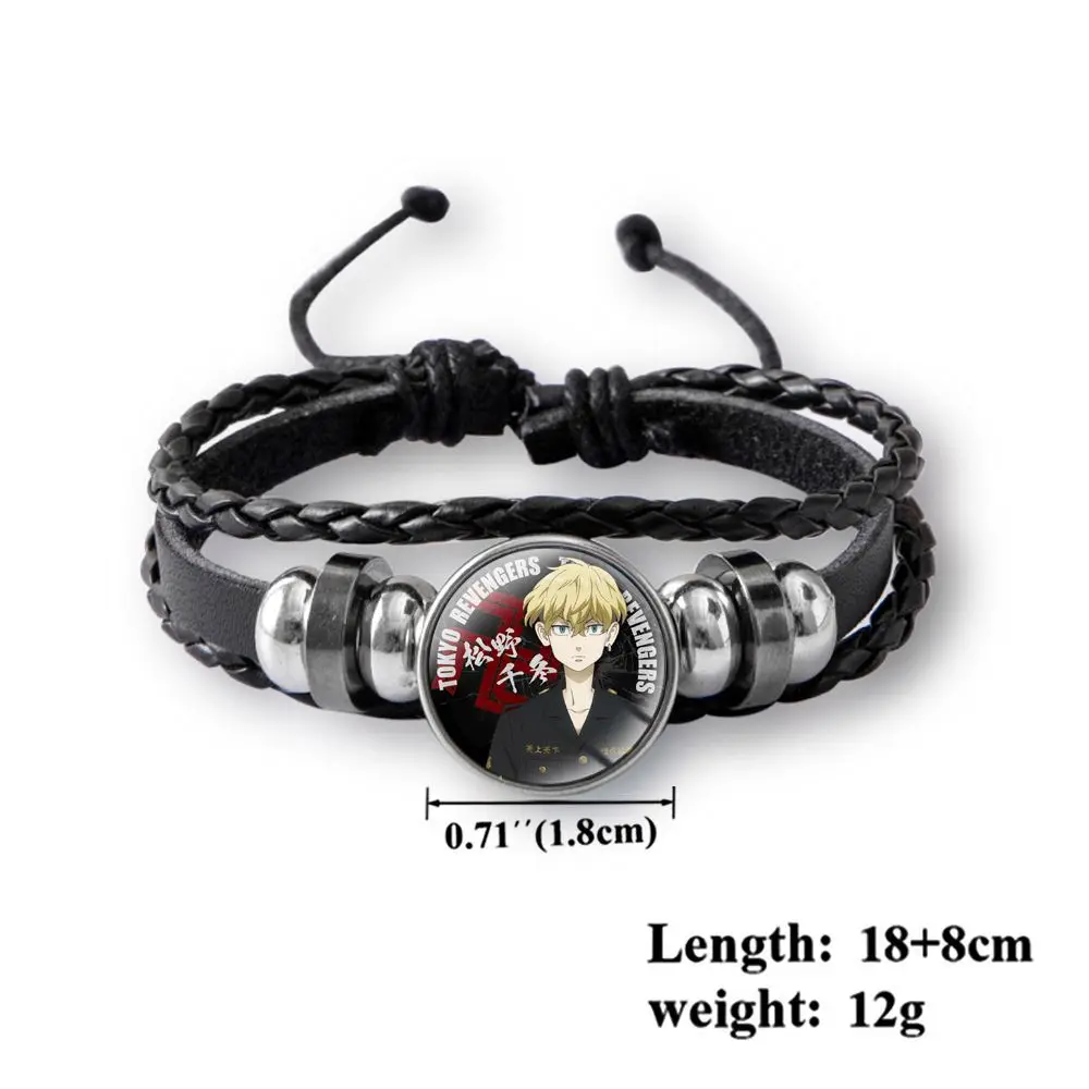 

Anime Tokyo Avenger Cosplay Bracelet Japanese Anime Cosplay Adjustable Bracelet Black Fashion Jewelry Bracelet