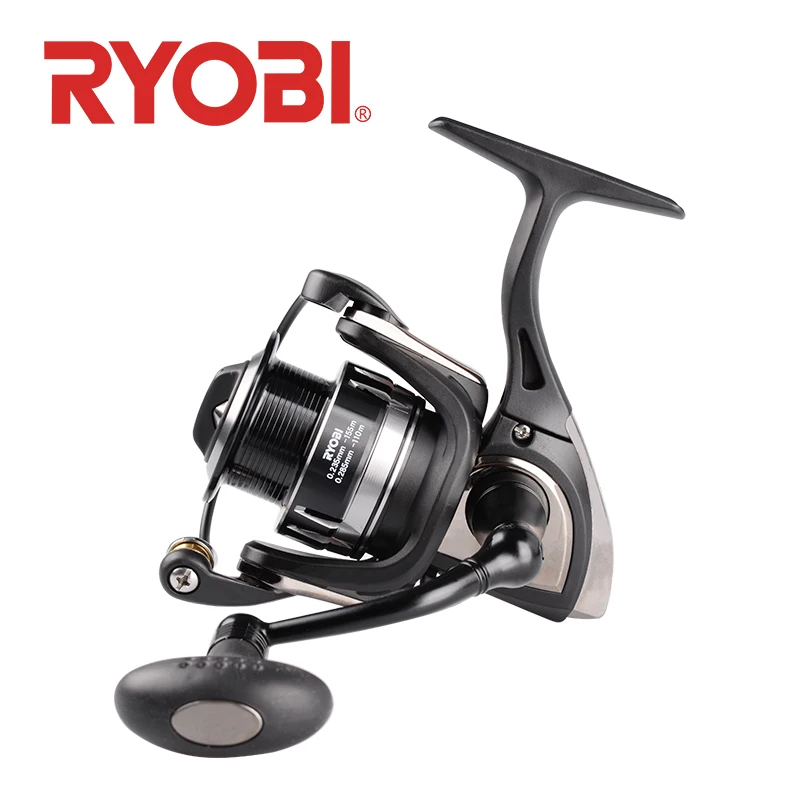 RYOBI TENJIN fishing spinning reel 2000/3000/4000/6000/8000 6+1BB Gear Ratio 5.1:1/5.0:1 carp fishing reels Spinning Wheel Coils