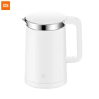 Термостатические электрические чайники Xiaomi Mijia емкостью 1,5 л, 12-часовой термостат, чайник с умным управлением от мобильный телефон MI home App
