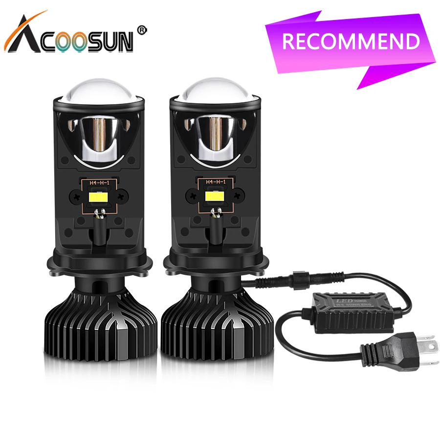 H4 светодиодный объектив для автомобильных фар проектора автомобилей лампы