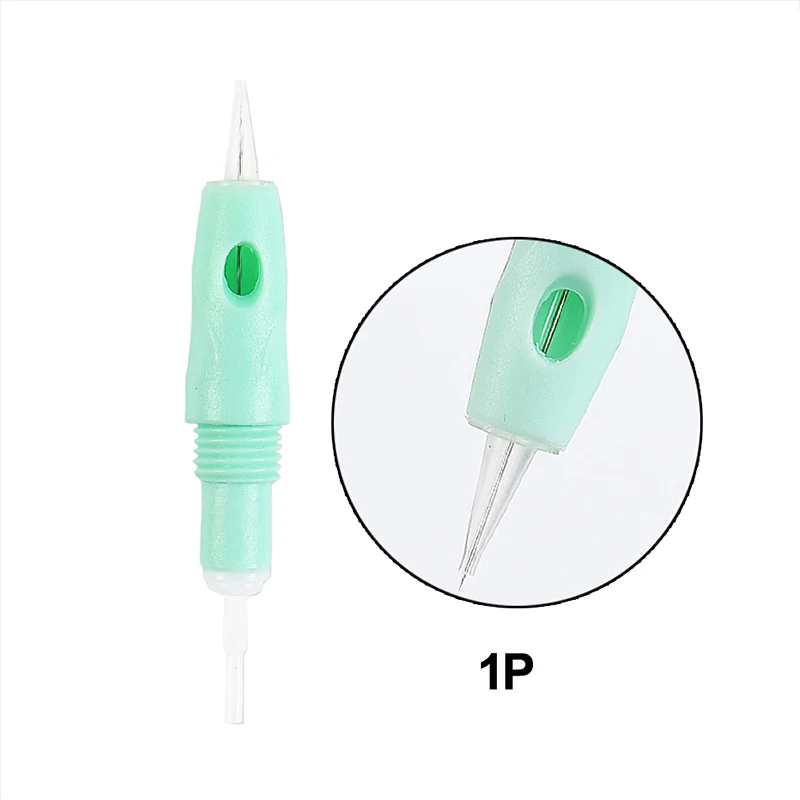 

1P 1RL 8mm Screw Sterilized Tattoo Cartridge Needles For Charmant Charme Princesse Liberty Pen Microneedling Microblade needles