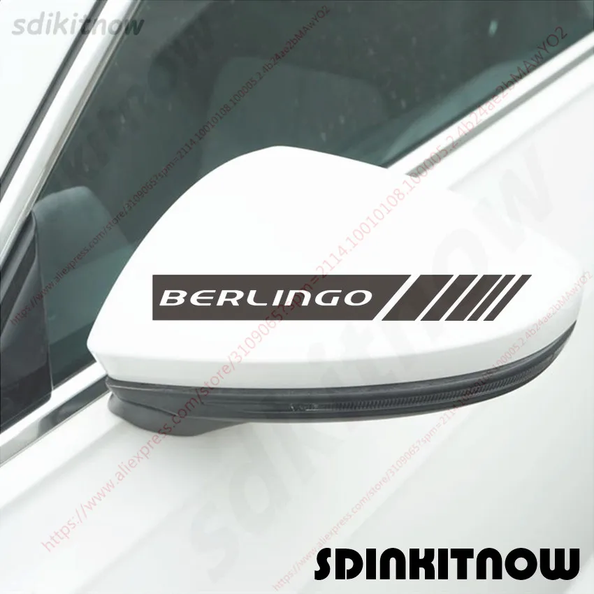 2 шт./лот Автомобильная Спортивная наклейка на зеркало заднего вида украшение для