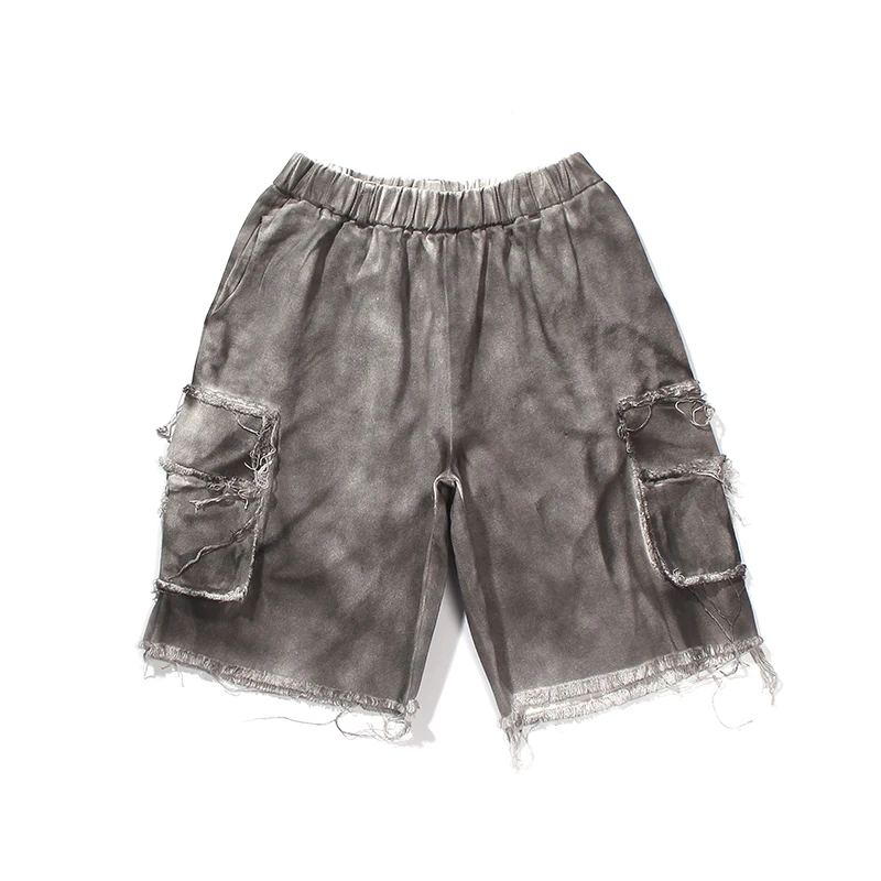 Шорты-карго мужские и женские оверсайз с широкими штанинами повседневные