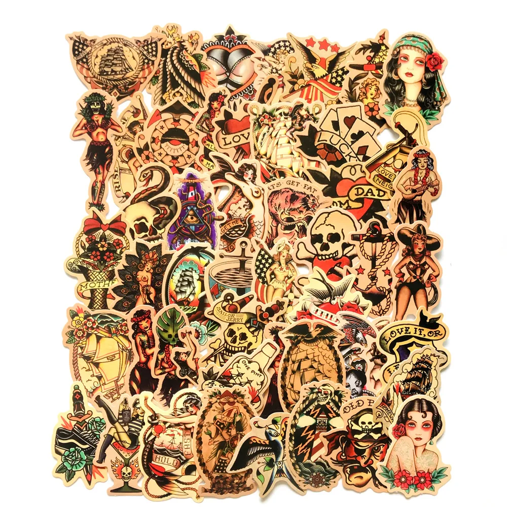 50 шт. подельные стикеры аниме мультфильм Граффити наклейки на автомобиль ваш