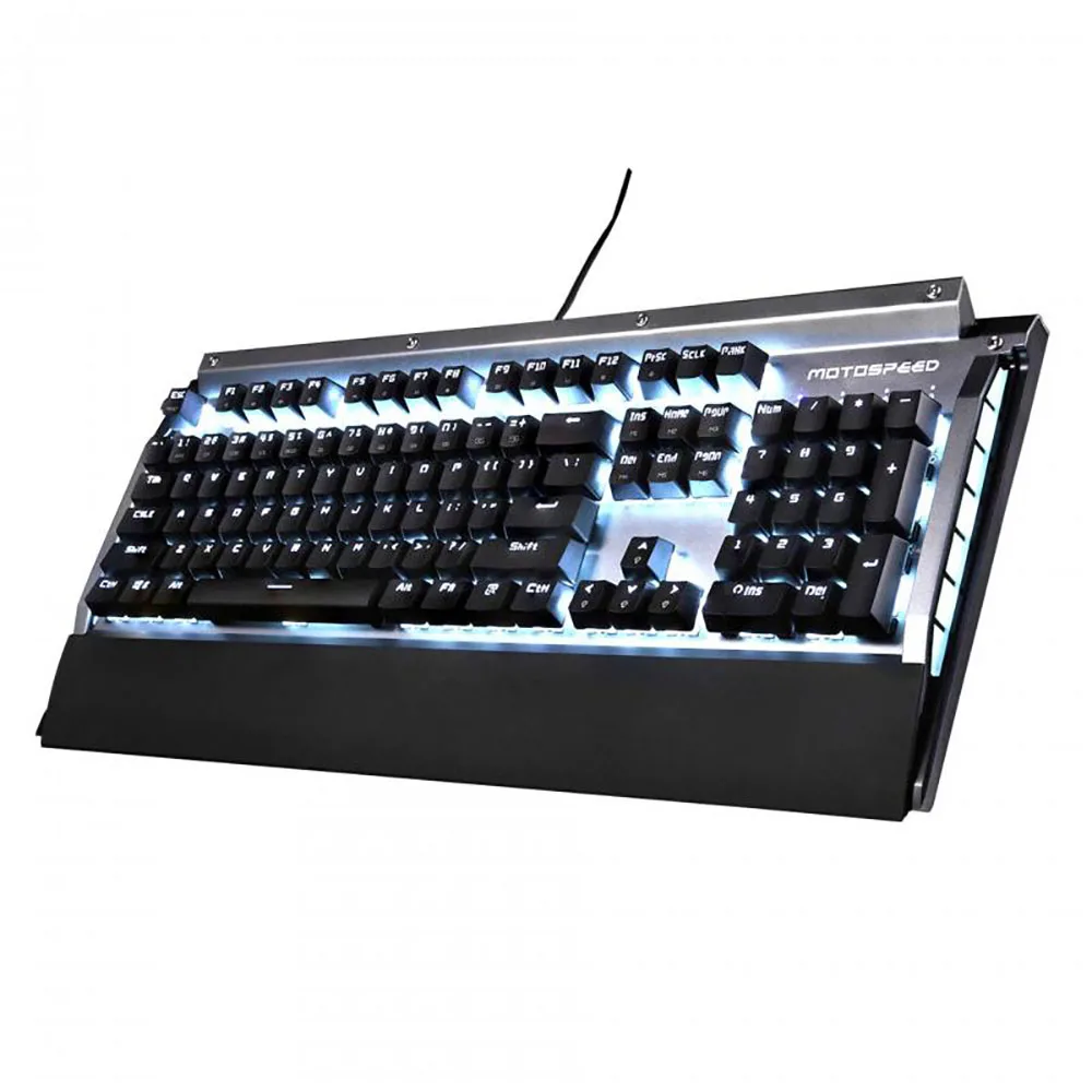 Motospeed CK98 Kailh BOX Switch 104 клавиши NKRO USB Проводная Механическая игровая клавиатура с RGB