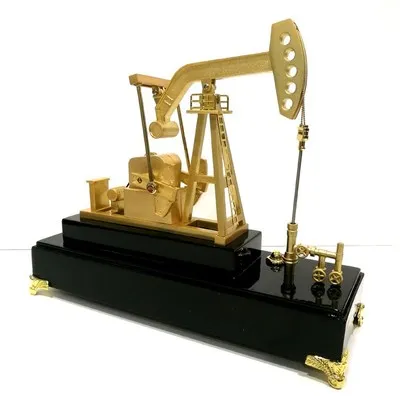 Электрическая нефтяная полевая насосная установка модель, нефтяные и нефтехимические сувениры, нефтепромысловая бизнес-подарочная Настройка