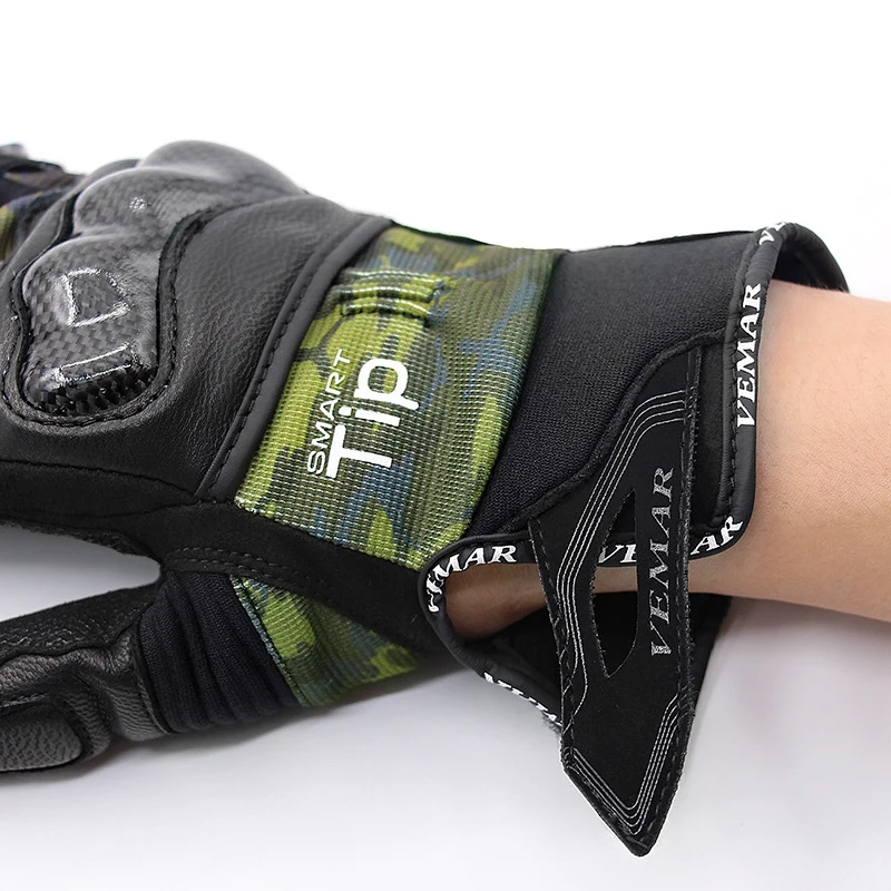 

High quality men outdoor motorcycle gloves full finger cycling glove with Non-Slip Palm Touch Screen 1203-10