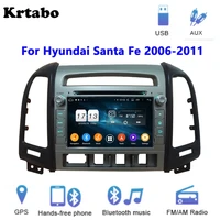 for hyundai santa fe 2006 2011 4 hole car multimedia dvd radio tape recorder car dvd gps navigation stereo player