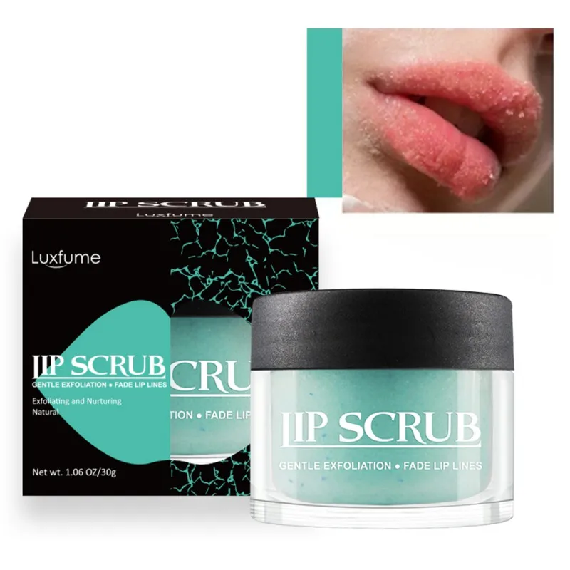 

1pc 30g Sugar Scrub Remove Dead Skin Lip Exfoliator Hydrating And Moisturizing Scrub Lip Exfoliator Scrub Fade Lip Lines Lip