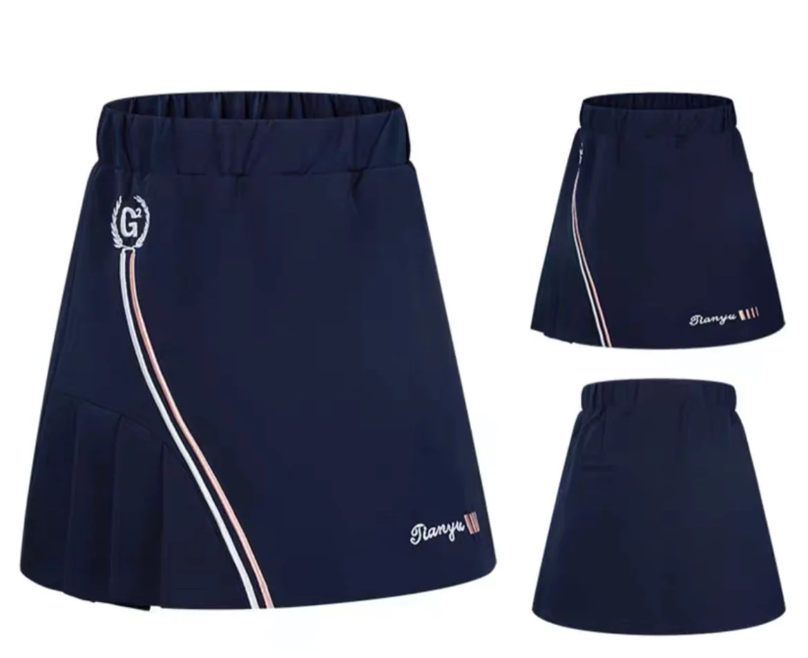 New children's golf pleated skirt, breathable and quick-drying, skin-friendly children's golf skirts, children's sports skirts
